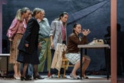 Dana Karolová,Lucia Letková, Iveta Marcineková, Dominika Výrostek Misárová, Jana Pilzová a Barbora Špániková v inscenácii Ota.