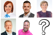 Z hora zľava: Katarína Macháčková, Branislav Gigac, Jana Michaličková, Norbert Turanovič a Dalibor Cvopa.
