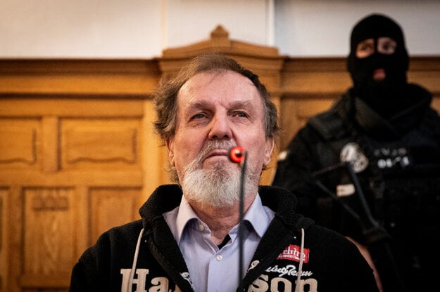 Atentátnik Juraj Cintula na súde. (zdroj: SME/Jozef Jakubčo)
