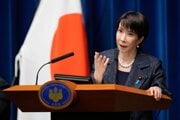 Japonská premiérka Sanae Takaičiová.