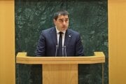Predseda gruzínskeho parlamentu Šalva Papuašvili.