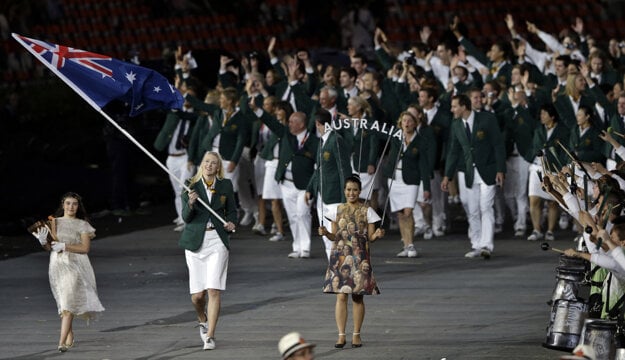 Jacksonová niesla v roku 2012 na olympiáde v Londýne zástavu svojej krajiny.
