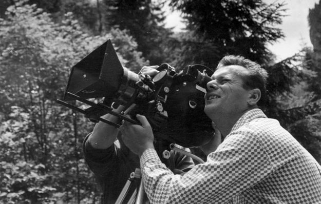 Vladimír Ješina počas nakrúcania filmu Jánošík. (zdroj: FOTO SFÚ – FOTOARCHÍV)