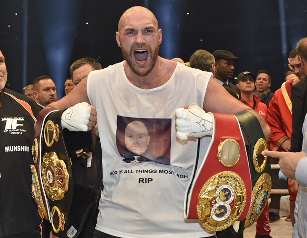 Tyson Fury je stále úradujúcim boxerským šampiónom v superťažkej hmotnostnej kategórii.