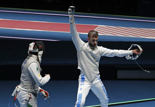 Brazílsky šermiar podľahol neskoršiemu olympijskému šampiónovi Garozzovi z Talianska.