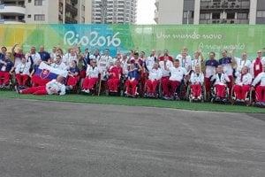 Slovenskí paralympionici v Riu.
