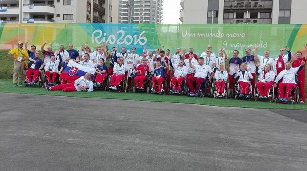 Slovenskí paralympionici v Riu.