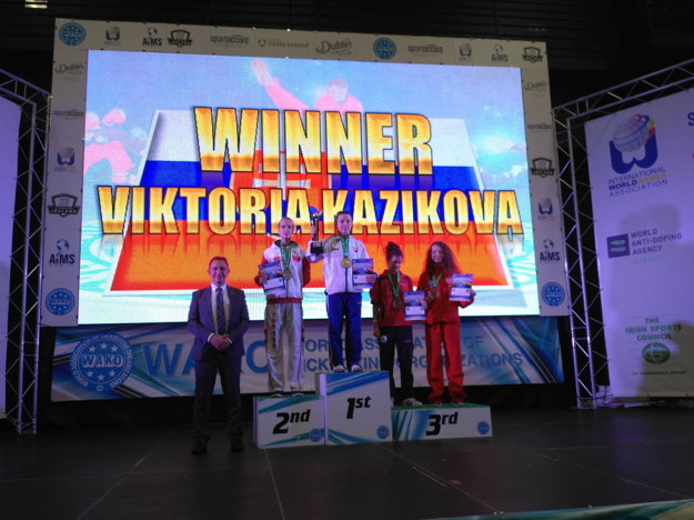V Dubline. Na stupni víťazov.