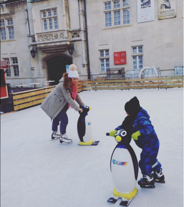 Tina so synom. (zdroj: instagram)