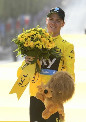 Chris Froome je štvornásobným víťazom Tour de France. Ovládol pritom posledné tri ročníky.