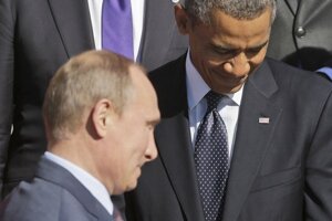 Putin mal na summite dobrú náladu.