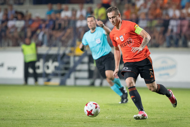 Kapitán MFK Ružomberok Dominik Kružliak.