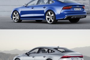 Porovnanie starej a novej generácie A7 Sportback.
