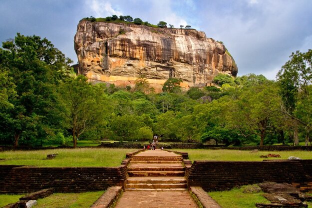 Pohľad na skalu Sigiriya