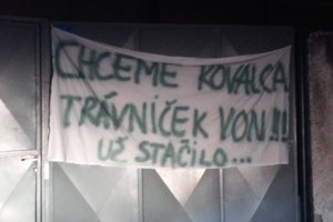 Transparent fans 1. FC Tatran Prešov.