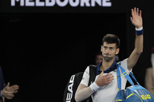 Novak Djokovič na Australian Open 2018 skončil v osemfinále.