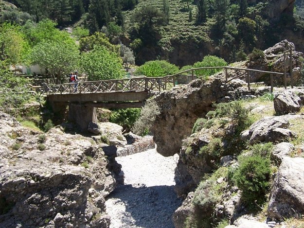 Tiesňava Samaria je geologicky veľmi zaujímavá.