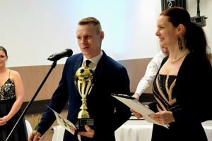 Najlepší futbalista turčianskych futbalových súťaží Rastislav Karas. 