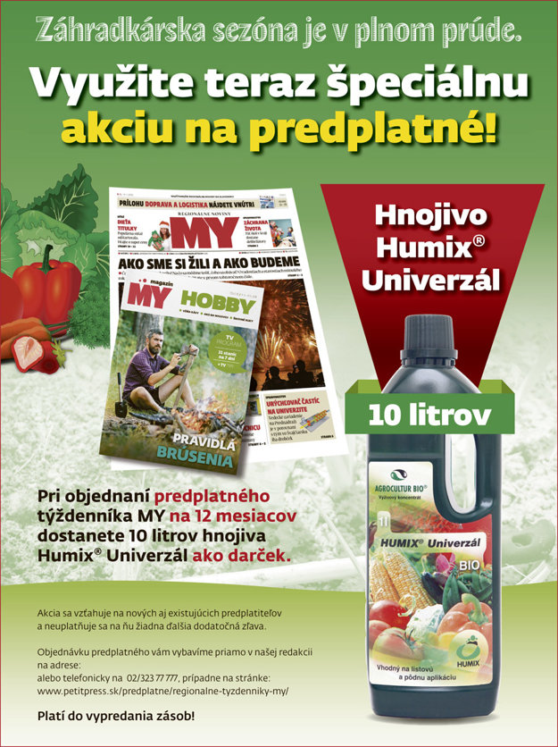 predplatiteľská akcia s hnojivom