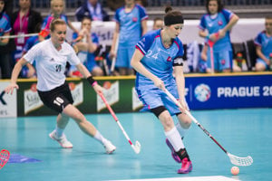 Lucia Jelínková bola dlhoročnou slovenskou kapitánkou vo florbalovej reprezentácii.