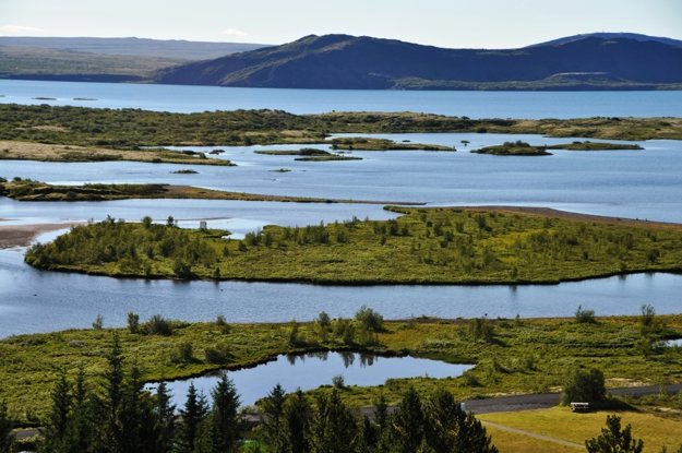 Okolie národného parku Thingvellir