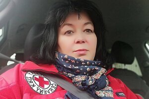 Riaditeľka Územného spolku Slovenského Červeného kríža v Čadci Elena Tomašiková.