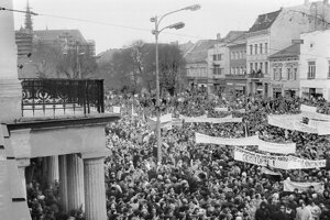 November 1989 v Košiciach.