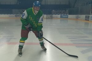Vincent Školiak na tréningu.