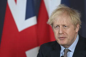 Britský premiér Boris Johnson.