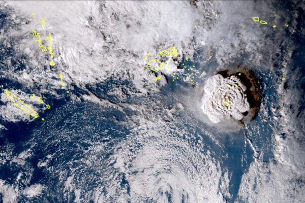 Erupcia Hunga Tongy rozvlnila atmosféru. Môže ovplyvniť počasie v Európe