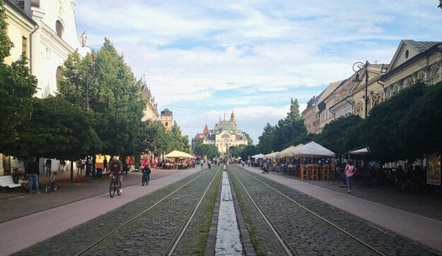 Hlavná ulica v Košiciach. (zdroj: Korzár/Daniela Marcinová)
