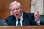 Republikánsky senátor Lindsey Graham.