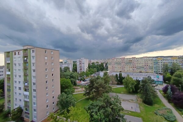 Košice pred búrkou.