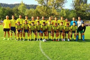 Mužstvo TJ Horný Hričov v sezóne 2024/2025.