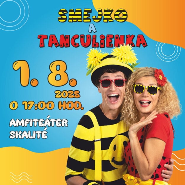 Smejko a Tanculienka v Skalitom (zdroj: obec Skalité)