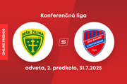 MŠK Žilina - Raków Čenstochová: ONLINE prenos z 2. zápasu 2. predkola Konferenčnej ligy.