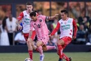 Argentínsky futbalista Lionel Messi vo farbách Interu Miami. 