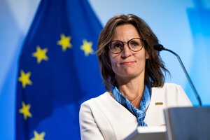 Eurokomisárka pre životné prostredie, odolnosť vodných zdrojov a konkurencieschopné obehové hospodárstvo Jessika Roswallová.