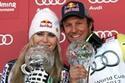 Lindsey Vonnová a Aksel Lund Svindal