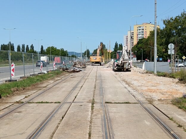 Električková trať v blízkosti obratiska Važecká. (zdroj: Korzár/Peter Jabrik)