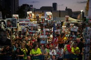 Protest v Tel Avive.