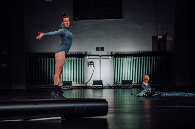 Hajdyla Lacová chcela v tanci pokračovať aj po tehotenstve.  (zdroj: Marek Jančúch)