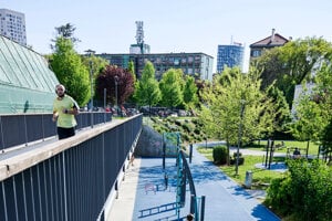 Workoutové ihrisko Park Jama v Bratislave