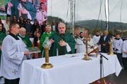 Požehnanie nových insígnií Krásna nad Kysucou.