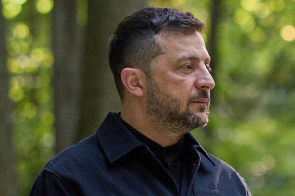 Ukrajinský prezident Zelenskyj.
