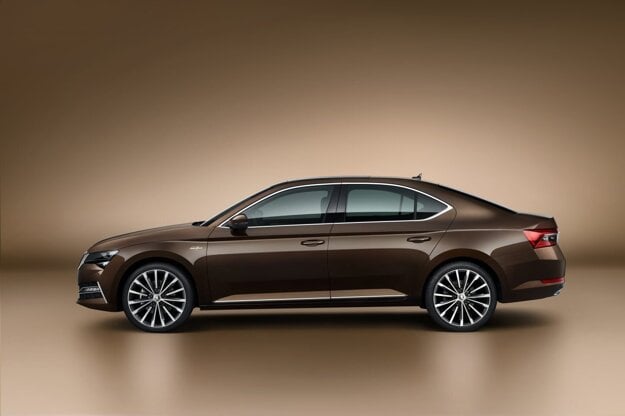 Škoda Superb 3. generácie, ktorá sa vyrábala v roku 2017. (zdroj: Archív Škoda Auto )