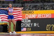 Sydney McLaughlinová-Levroneová zabehla na MS v Tokiu druhý najlepší čas histórie v behu na 400 metrov. 