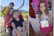 Abigail (na fotke vľavo) s mamou Miroslavou a bratom Sebim druhým pomáha odmalička.