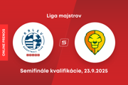 Kalev/Cramo - Patrioti Levice: LIVE STREAM zo semifinále kvalifikácie Ligy majstrov.