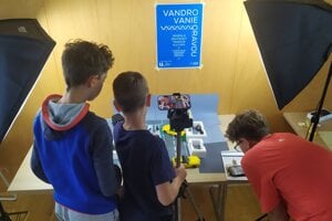Deti sa priučili filmovému remeslu. 